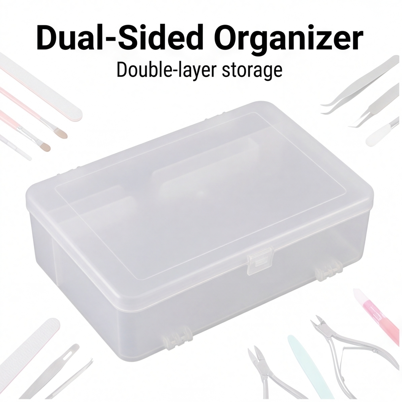 File Cabinet Drawer - Dual-Open 2-Tier Super Capacity Pp Storage