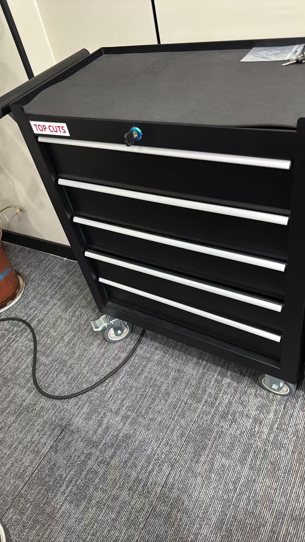Rolling File Cart - 72 Inch Garage Steel Tool Cabinet