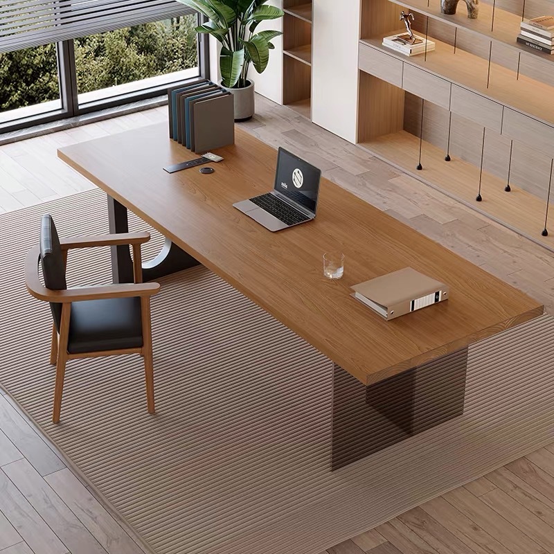 Home Office Free - Italian Acrylic Floating Wooden Office Desk