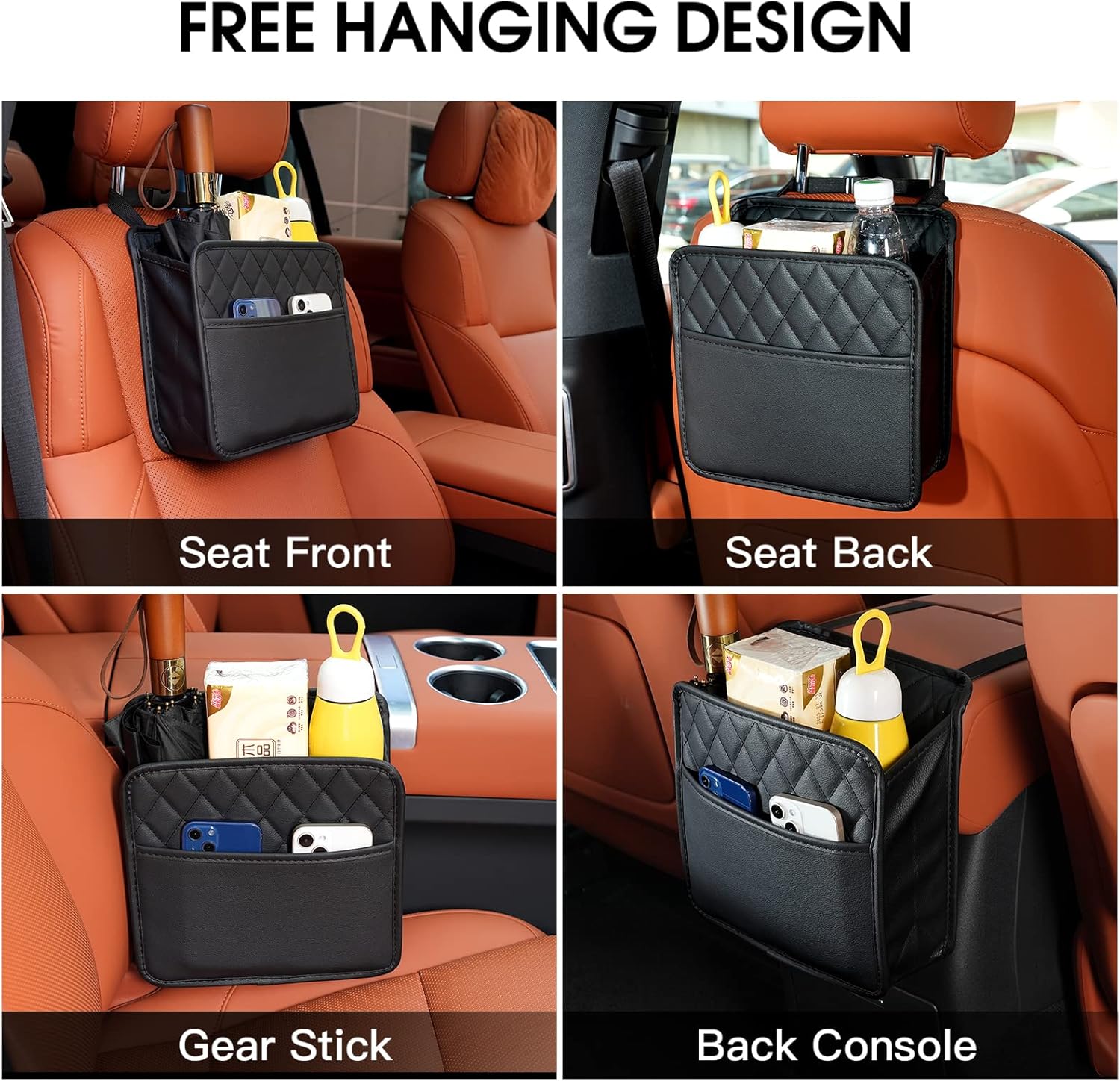 Rolling File Cart - STLF Car Seat Back Hanging Bag