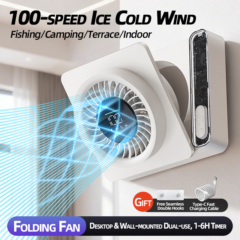 Home Office Jobs - Desktop Circulating Fan USB Rechargeable 3