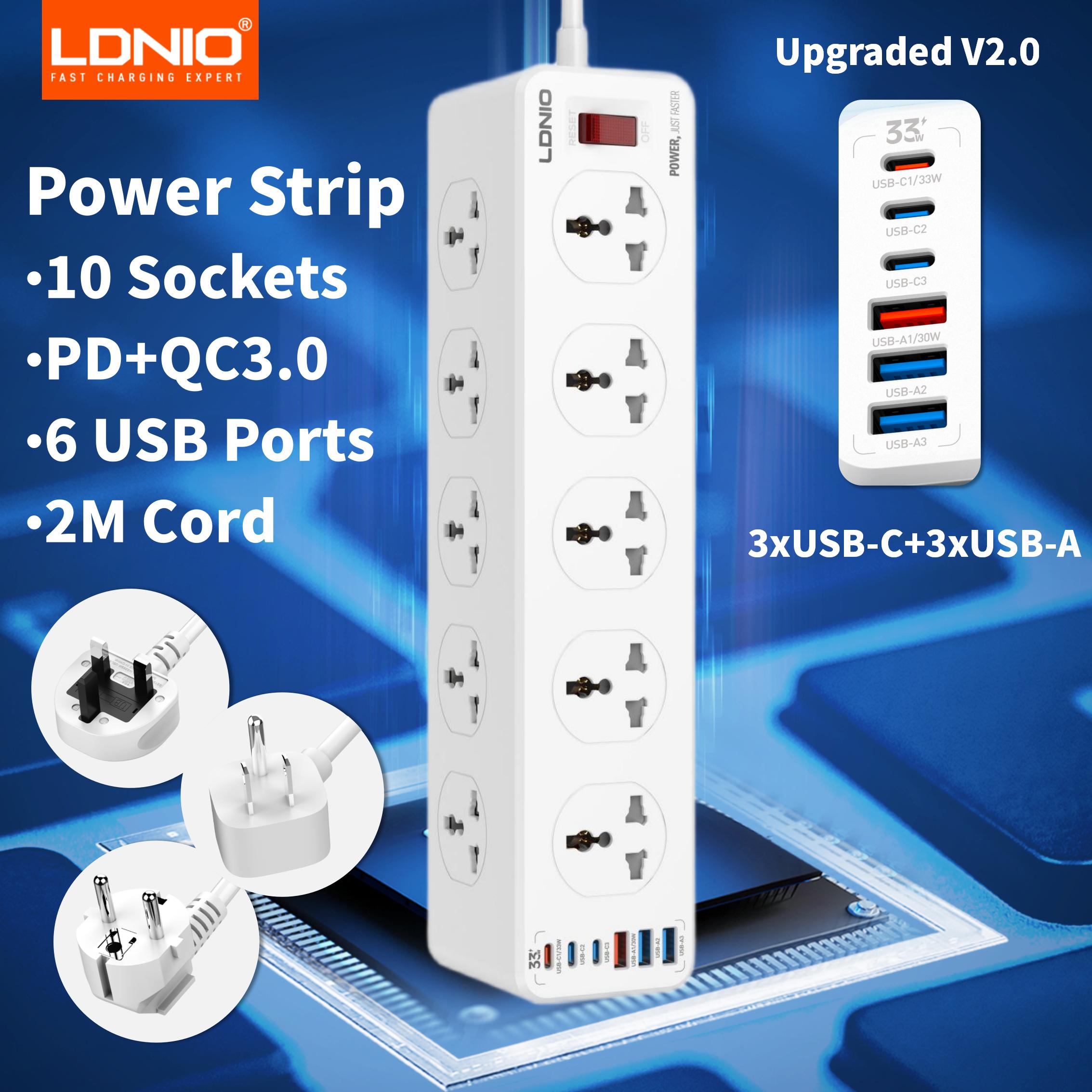 Home Office Of Uk - LDNIO UNIVERSAL OUTLET 2M Extension Socket
