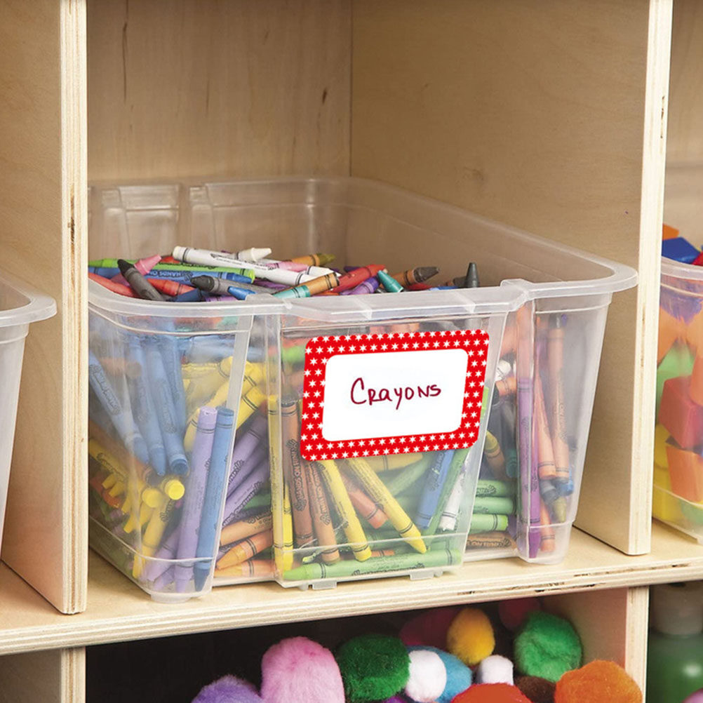 File Cabinet Drawer - Blank Sorting Tag Stickers 1 Roll