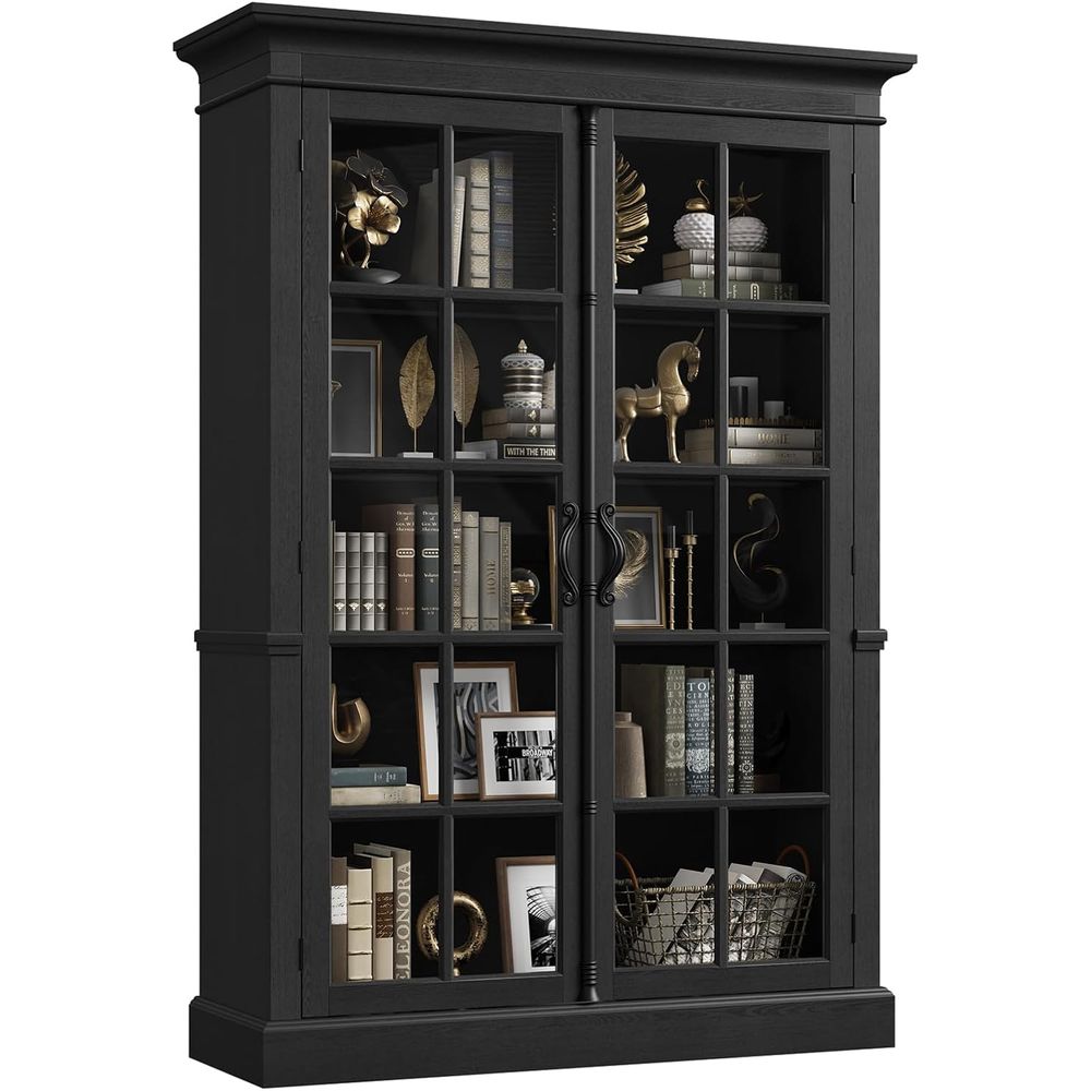 Home Office Free - 65 Tall Display Cabinet with Adjustable