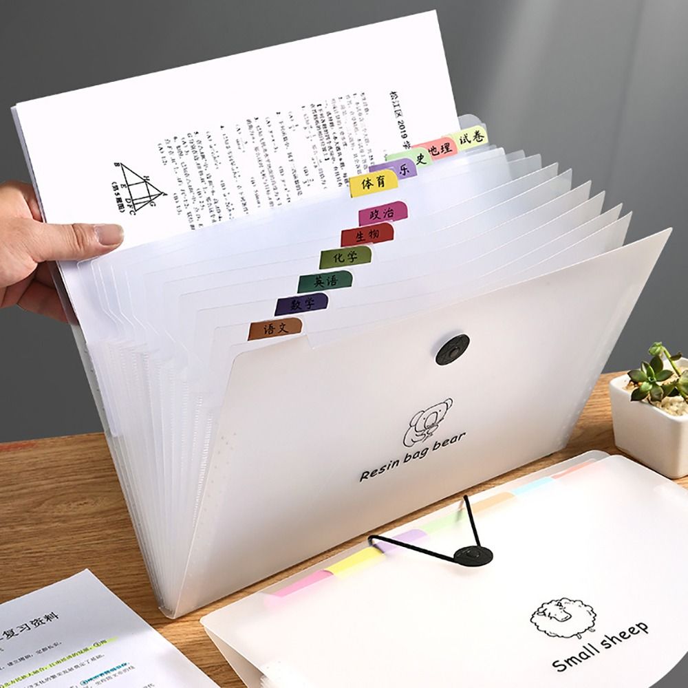 Cartoon Waterproof A4 File Fol - File Cabinet Drawer avis et prix