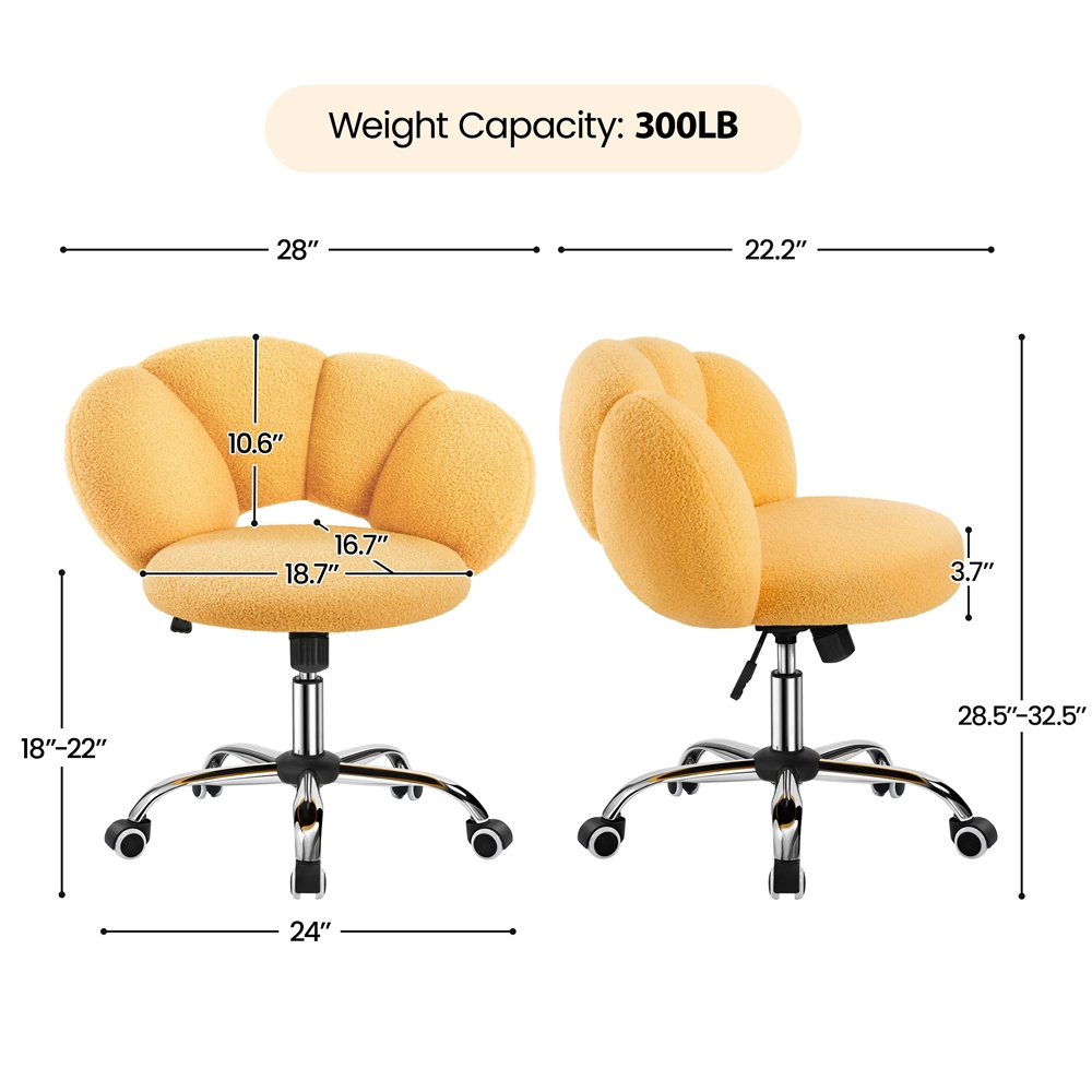 Cloud-Shaped Upholstered Vanit - Home Office Free avis et prix