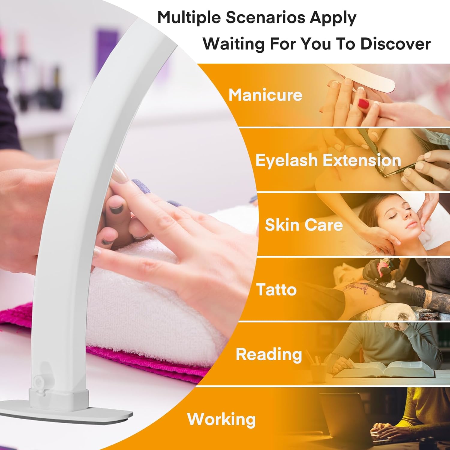 Half Moon LED Light for Nail T - Standing Desk Electric avis et prix
