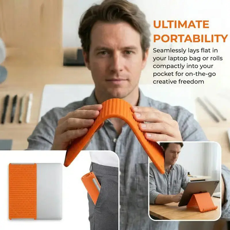 Silicone Foldable Phone Stand  - Laptop Stand Foldable avis et prix
