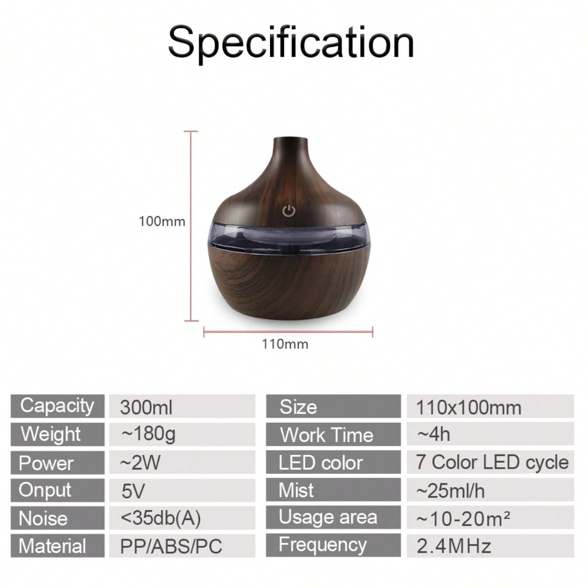 2-In-1 Wood Air Humidifier & A - Home Office Gear avis et prix