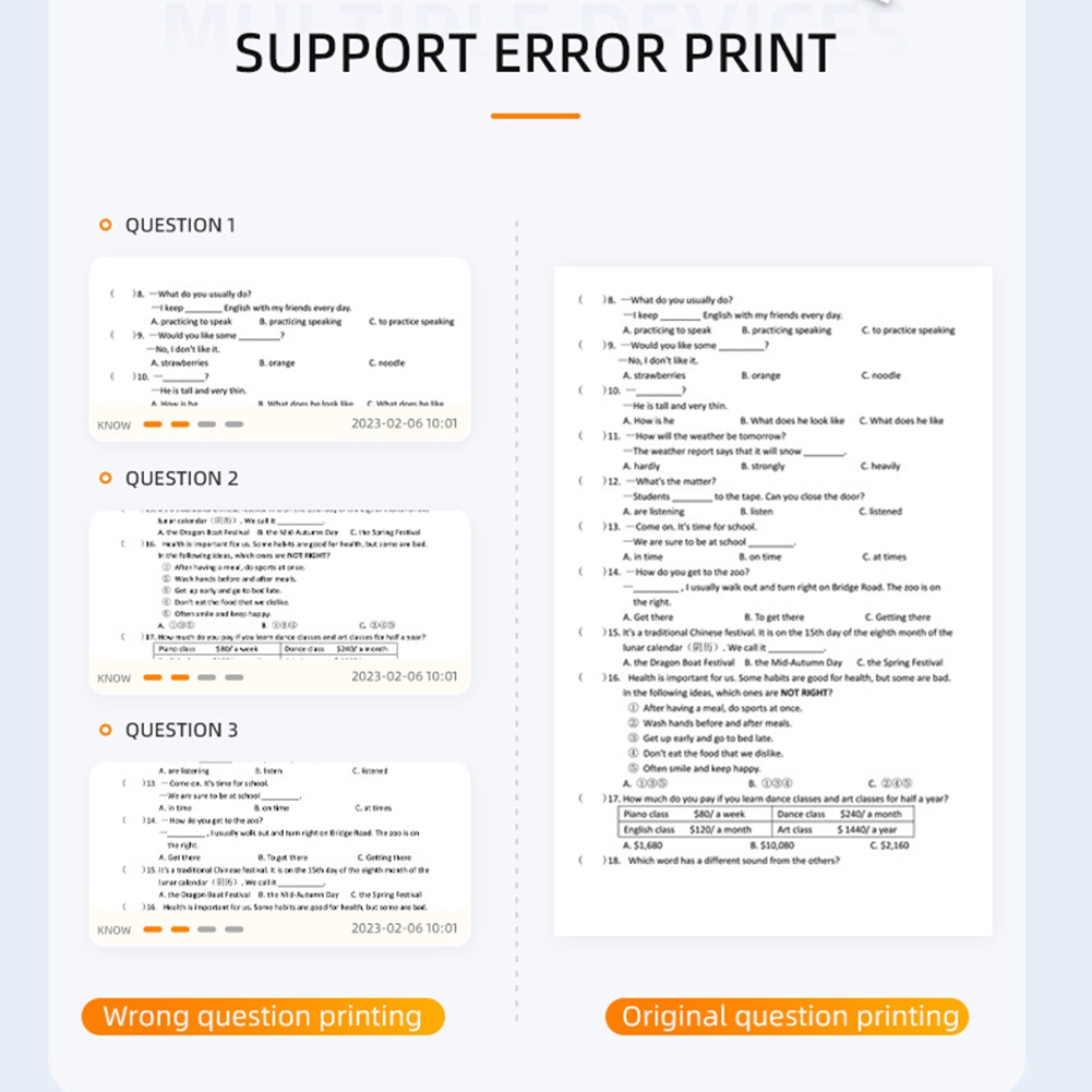 AS62 Portable A4 Thermal Print - Home Office Questions avis et prix