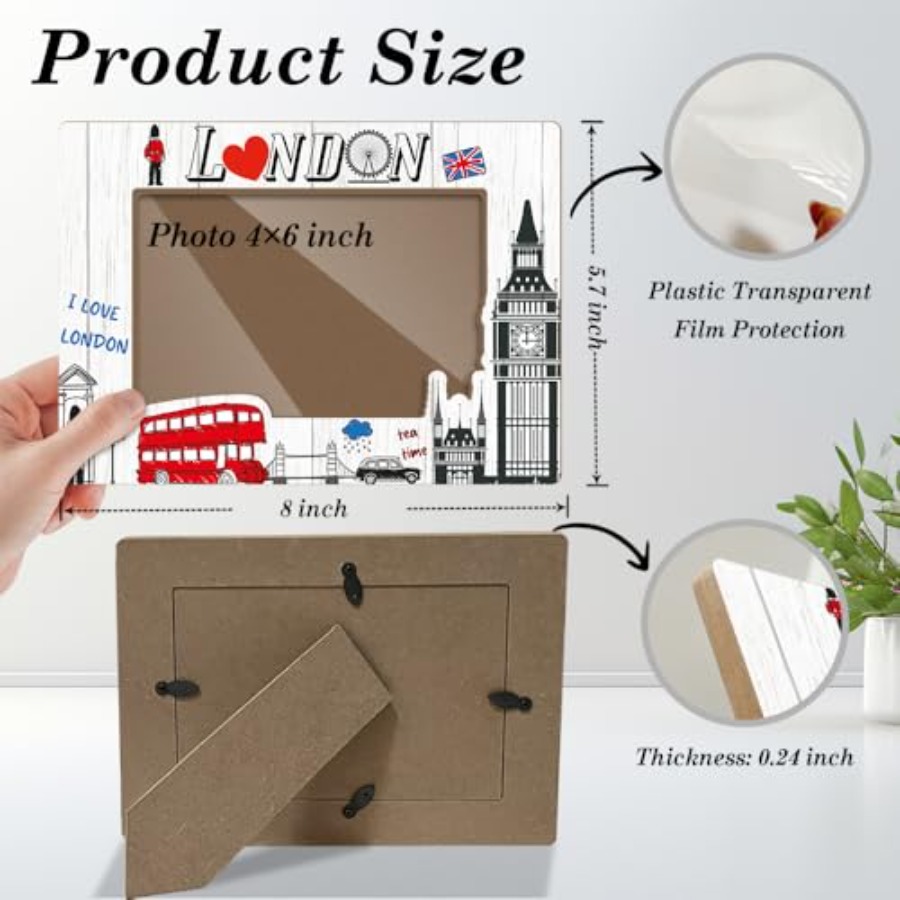 London Theme Wooden Picture Fr - Home Office London avis et prix