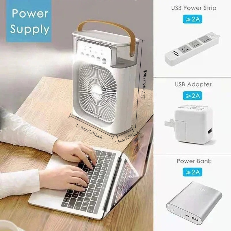 3 In 1 Mini Air Cooler Portabl - Home Office Jobs avis et prix