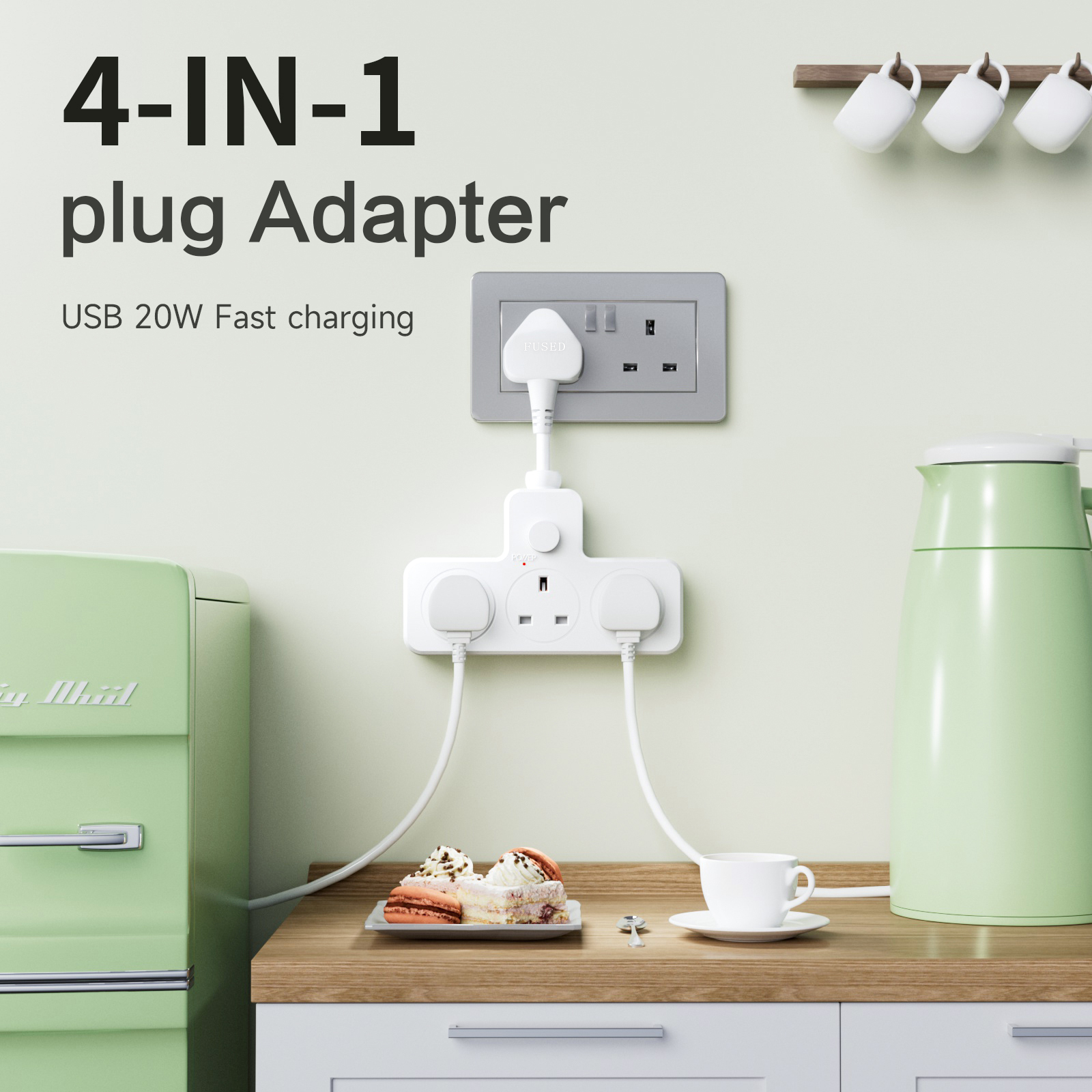 UK Power Plug Wall Outlet 13A  - Home Office Of Uk avis et prix