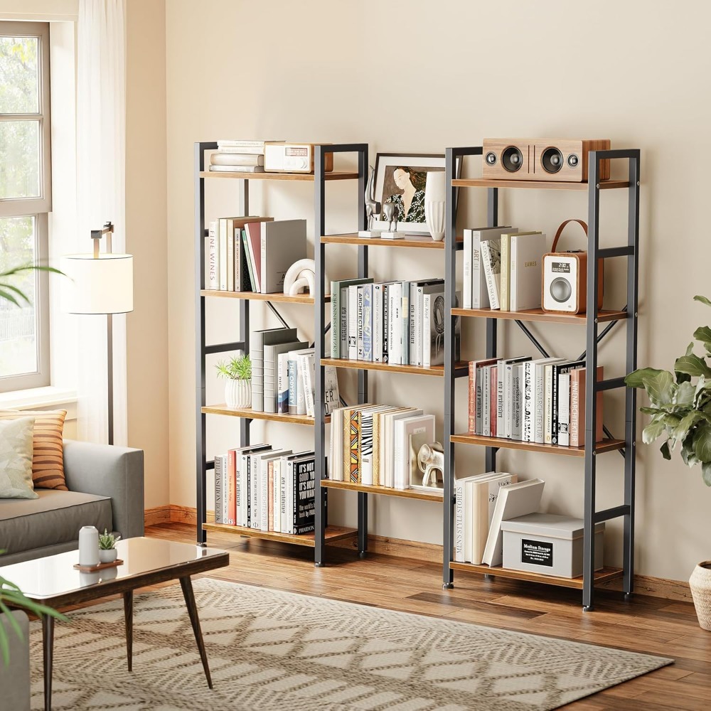 Triple Bookshelf with 11 Open  - Home Office Free avis et prix