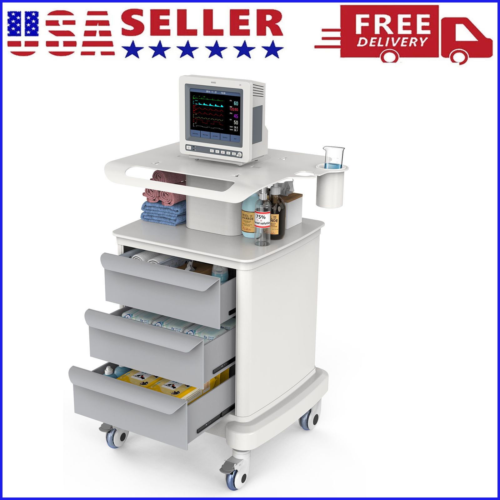 Medical Mobile Trolley Cart Ro - Rolling File Cart avis et prix