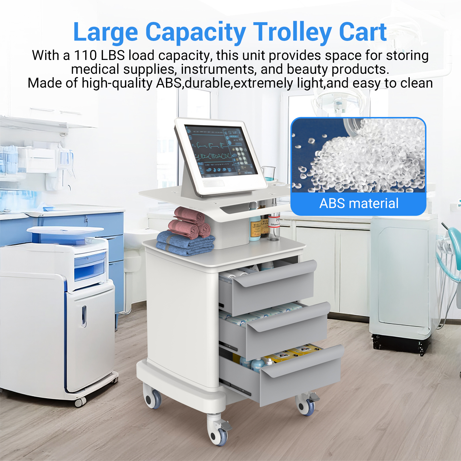 Medical Mobile Trolley Cart Ro - Rolling File Cart avis et prix