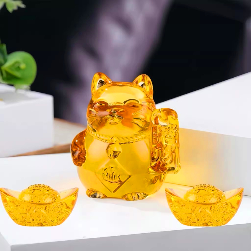 Lucky Cat Desk Ornament,Money  - Home Office Feng Shui avis et prix