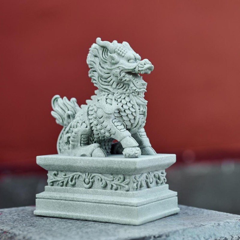 1 Pairs Guardian Kylin Statues - Home Office Feng Shui avis et prix