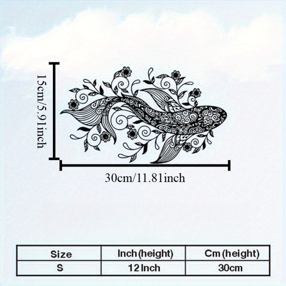 1pc Vintage Koi Fish Metal Wal - Home Office Feng Shui avis et prix