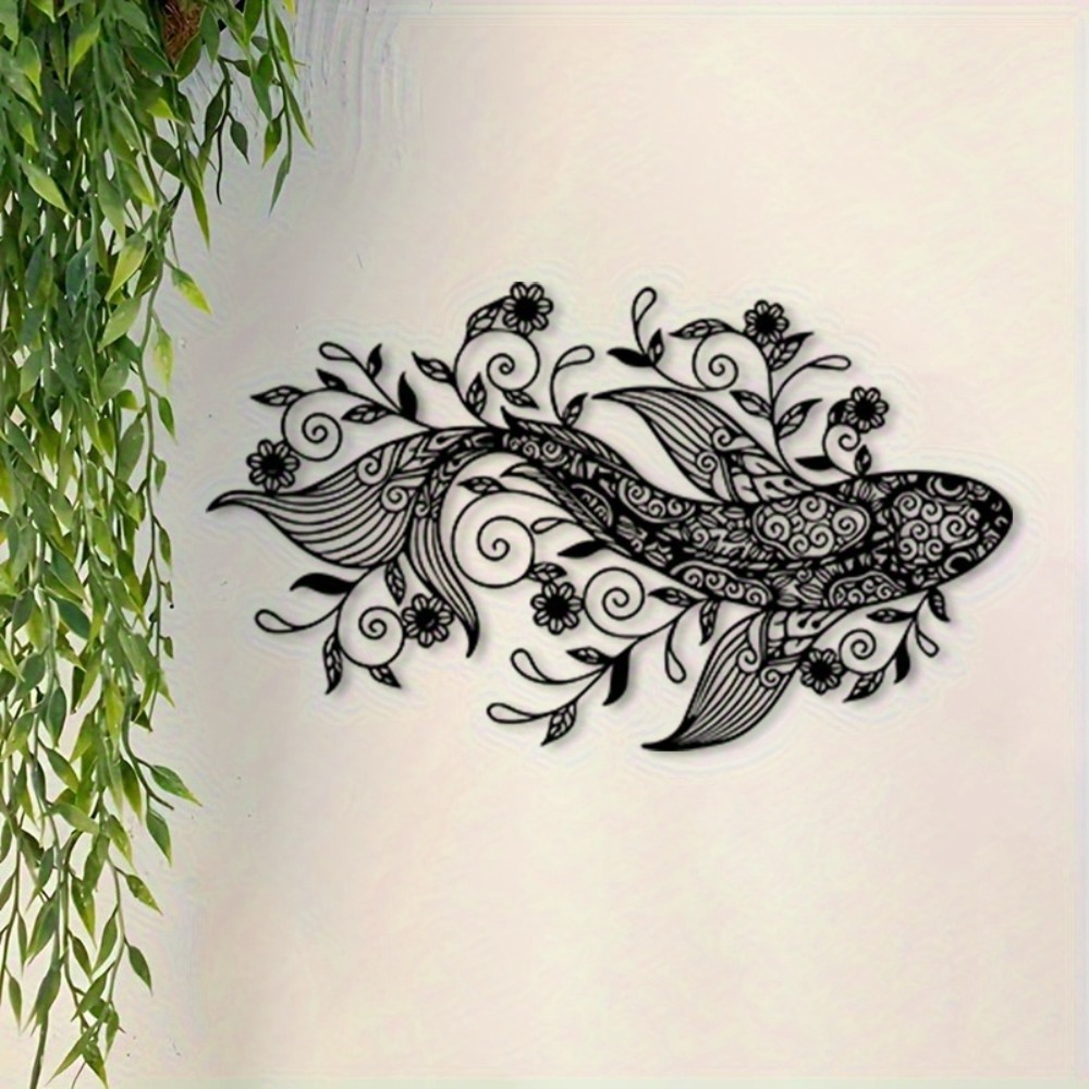 1pc Vintage Koi Fish Metal Wal - Home Office Feng Shui avis et prix