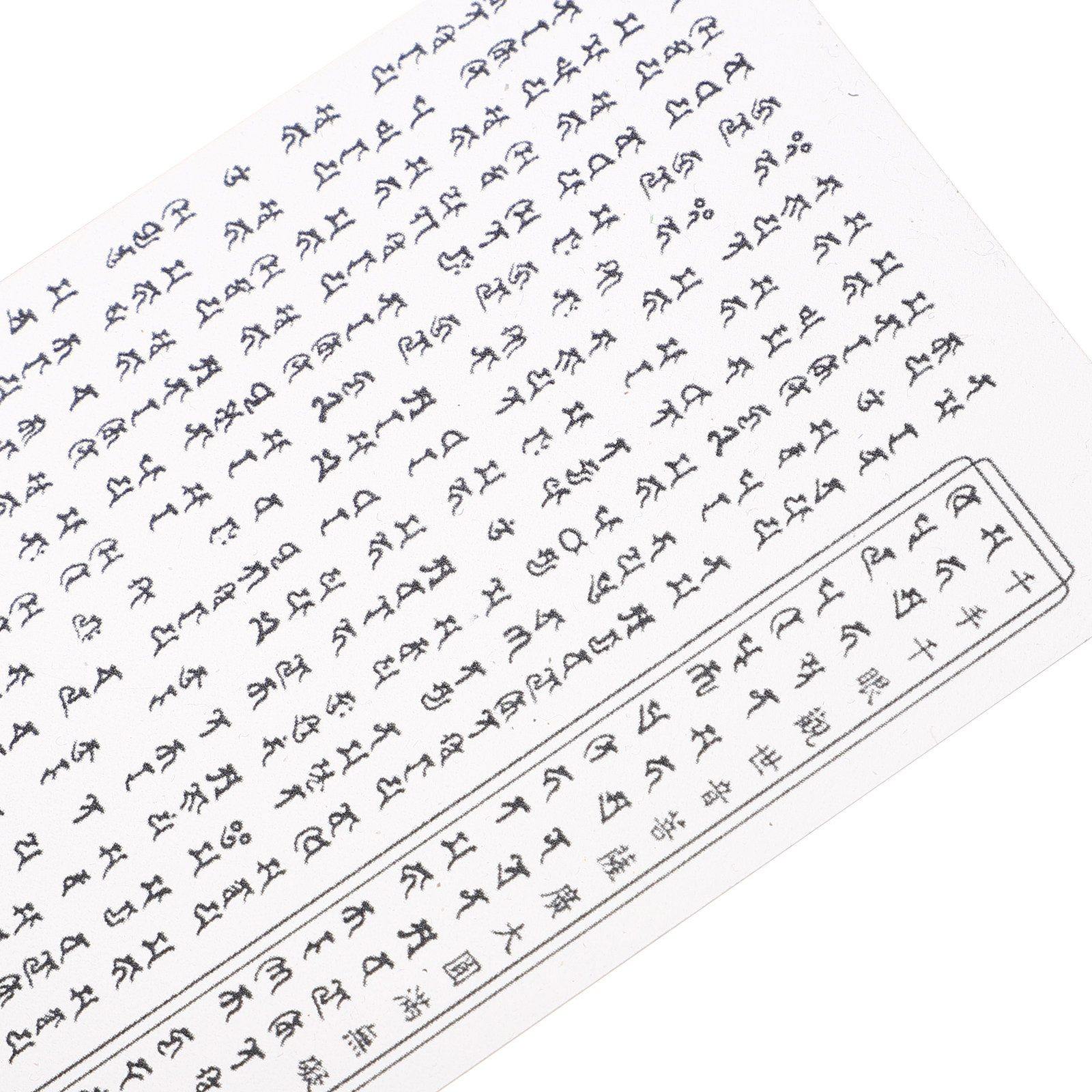 Clear Sanskrit Amulet Card Set - Home Office Feng Shui avis et prix