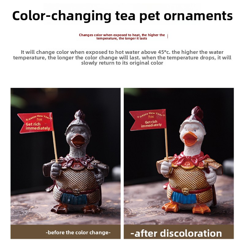 Color Changing Warrior Duck Te - Home Office Feng Shui avis et prix