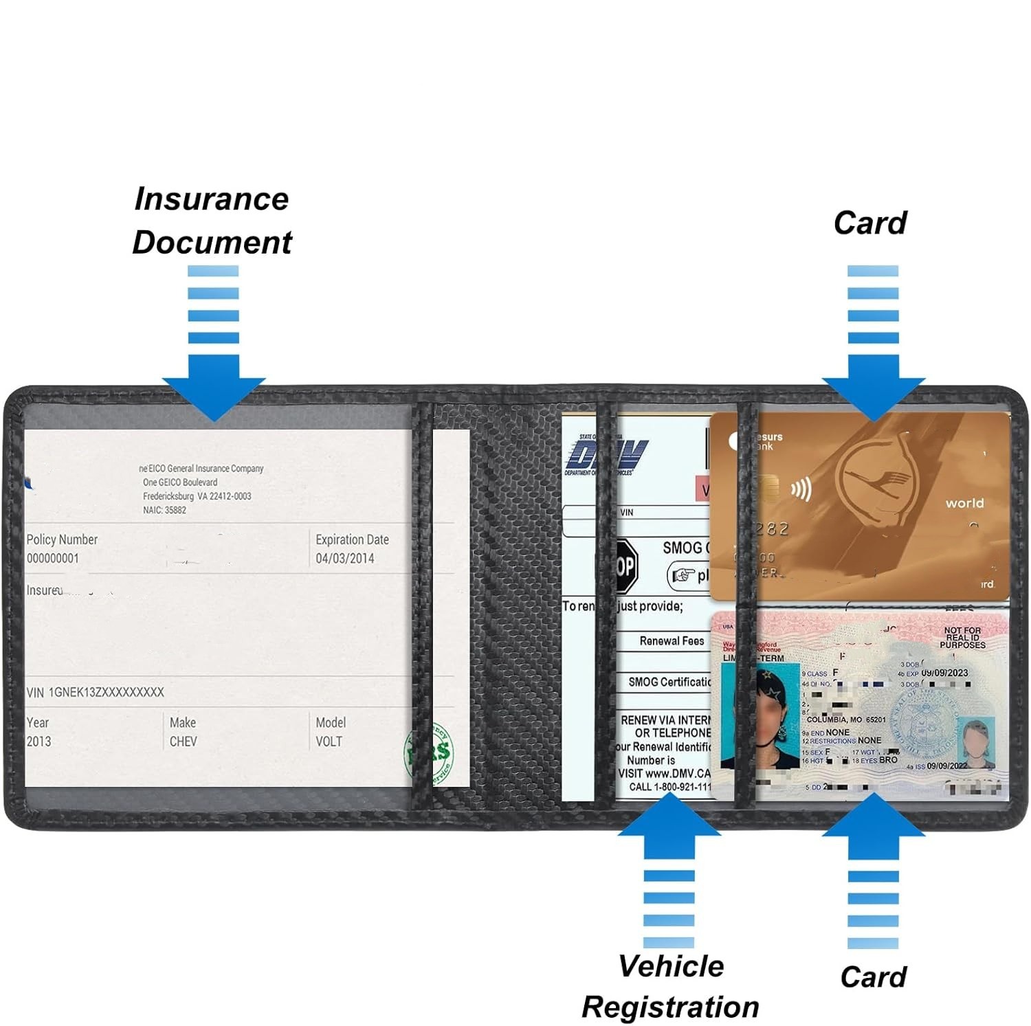Car Registration and Insurance - Rolling File Cart avis et prix