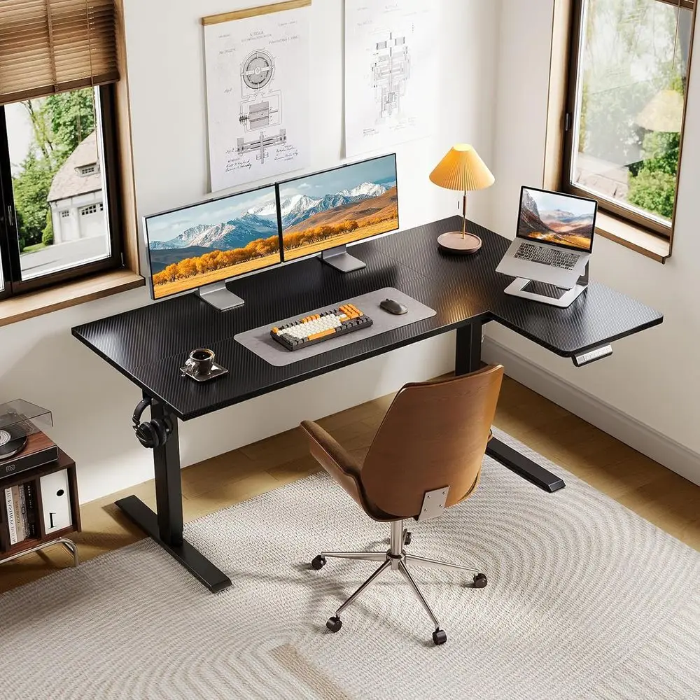 Electric L Shaped Standing Des - Standing Desk Electric avis et prix