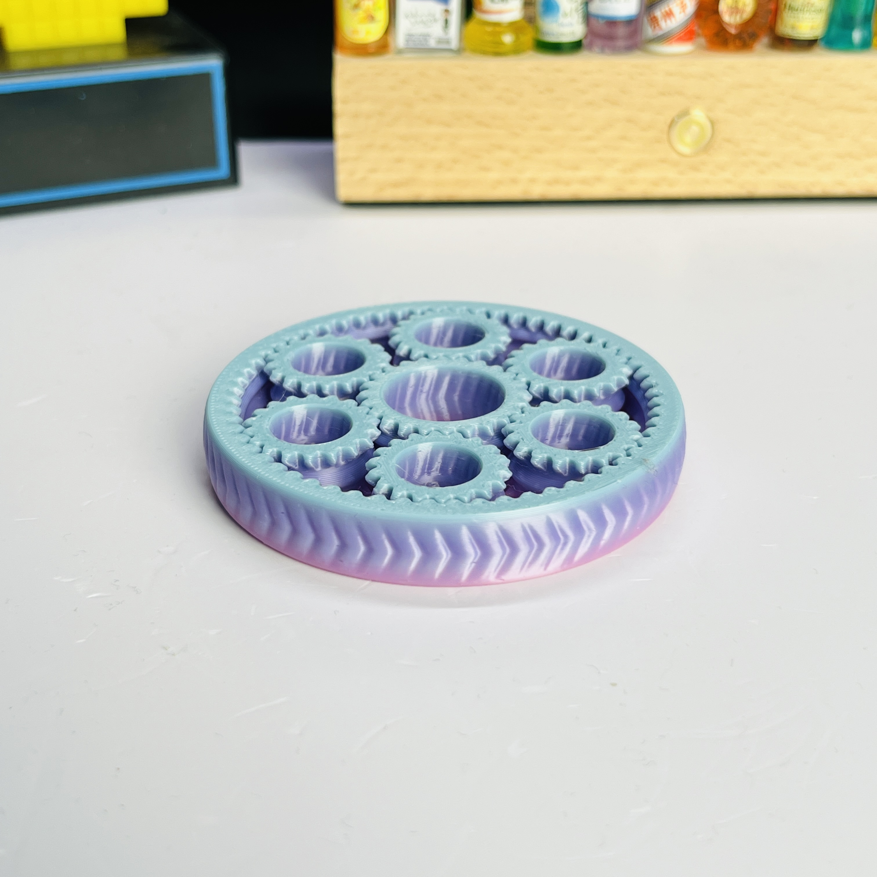 3D Printed Six-Gear Finger Spi - Home Office Gear avis et prix