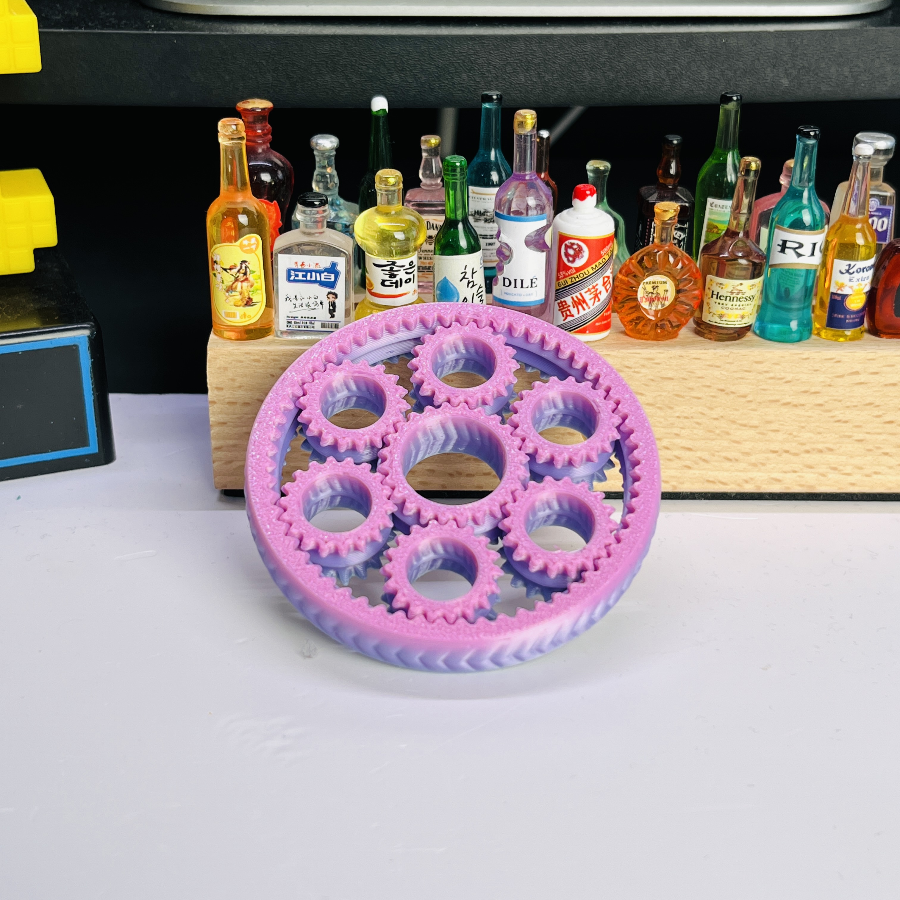 3D Printed Six-Gear Finger Spi - Home Office Gear avis et prix