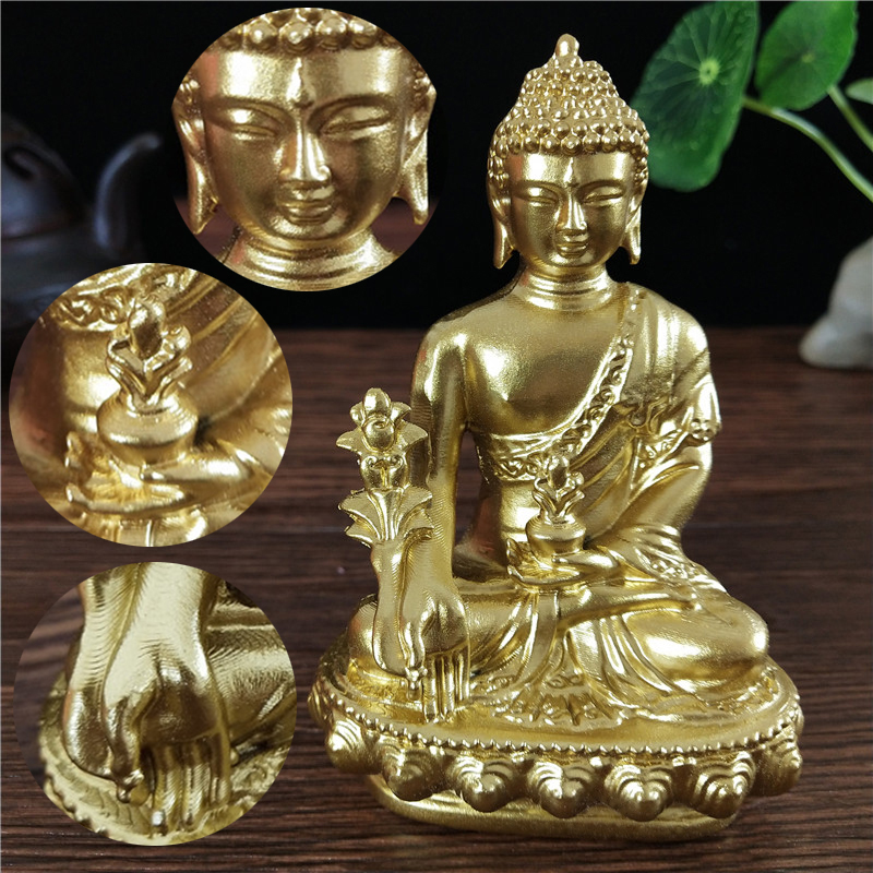 Goldn Medicine Buddha Statue W - Home Office Feng Shui avis et prix