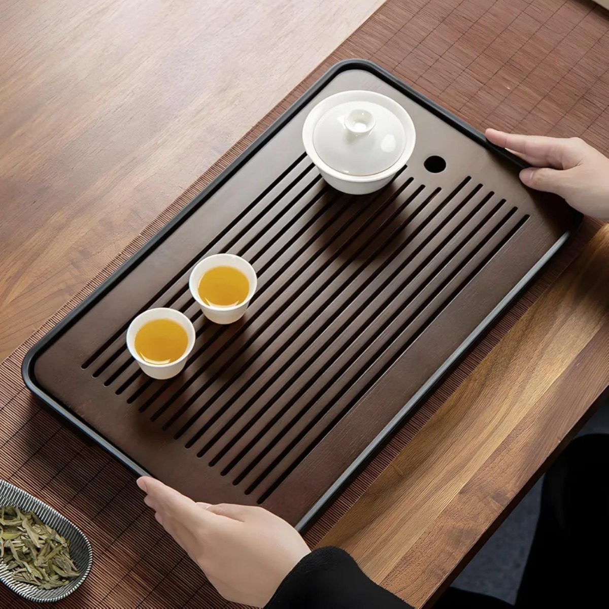 Portable Detachable Bamboo Tea - Desktop Organizer Bamboo avis et prix