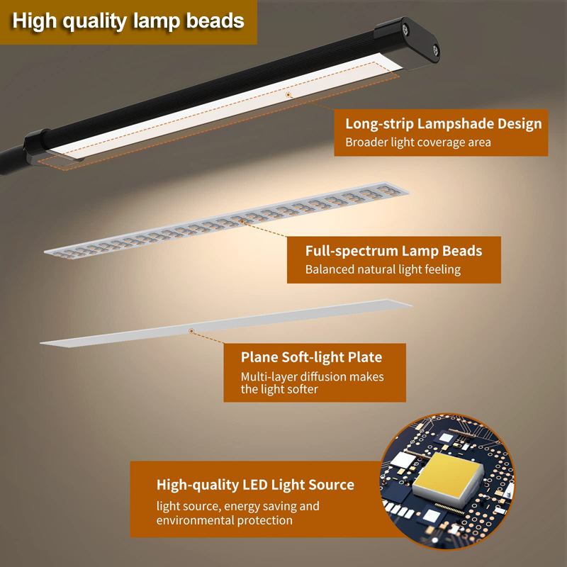 LED Desk Lamp Bedside Bed 360° - Standing Desk Electric avis et prix