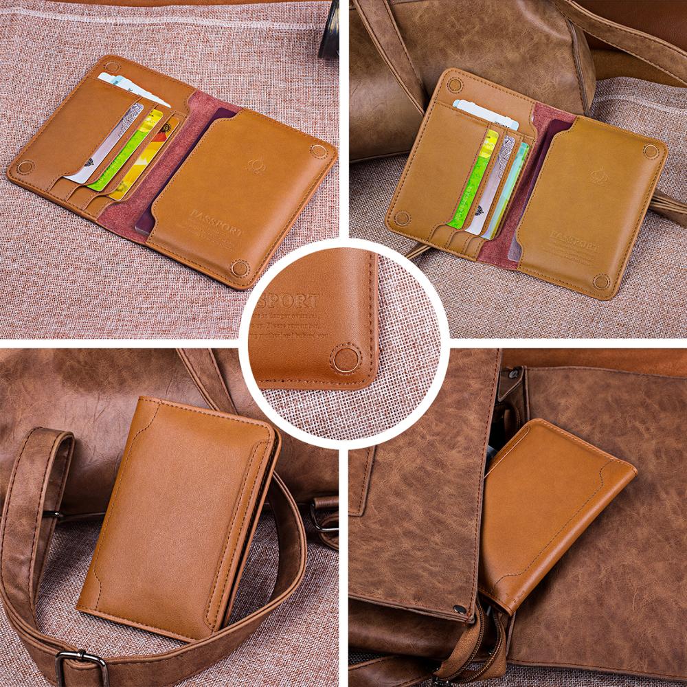 Genuine Leather Passport Holde - Rolling File Cart avis et prix