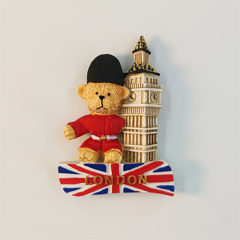 London Big Ben Bear 3D Painted - Home Office London avis et prix
