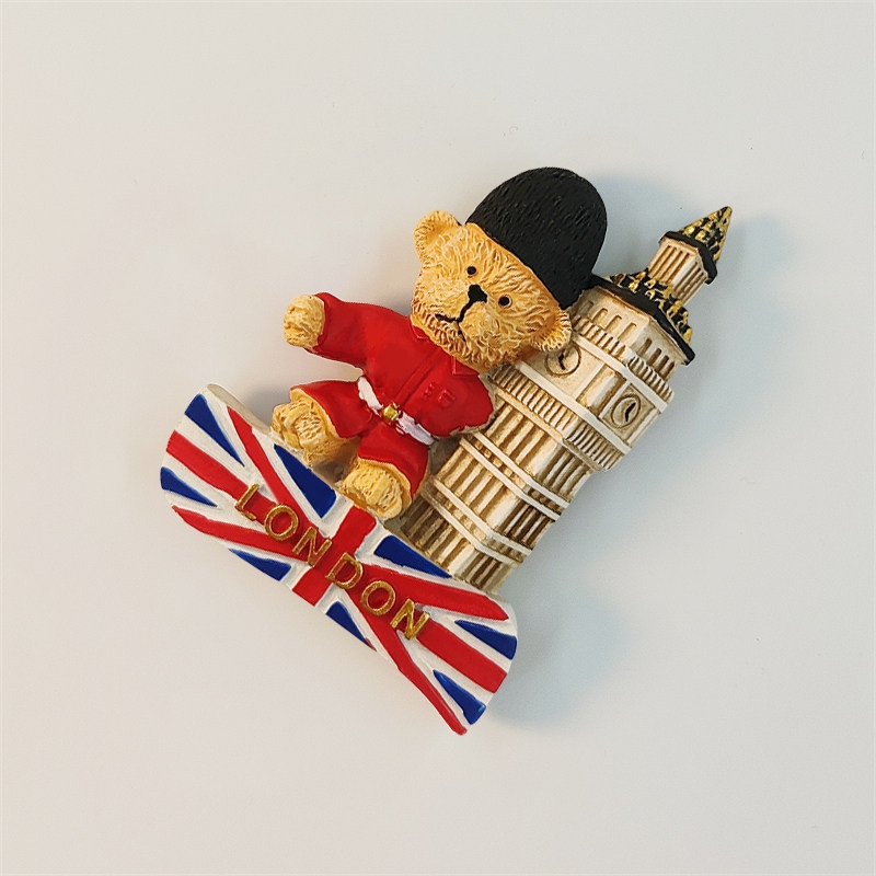 London Big Ben Bear 3D Painted - Home Office London avis et prix