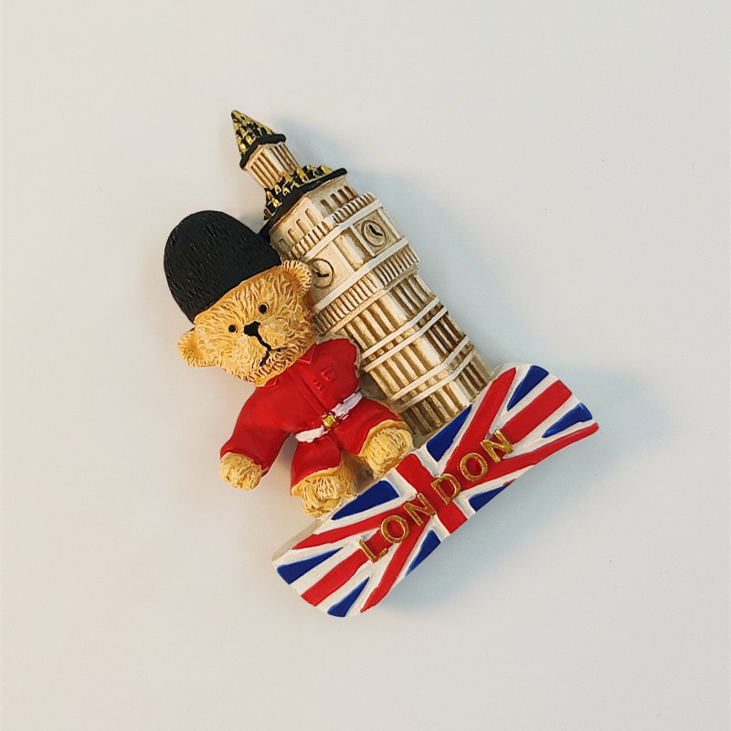 London Big Ben Bear 3D Painted - Home Office London avis et prix