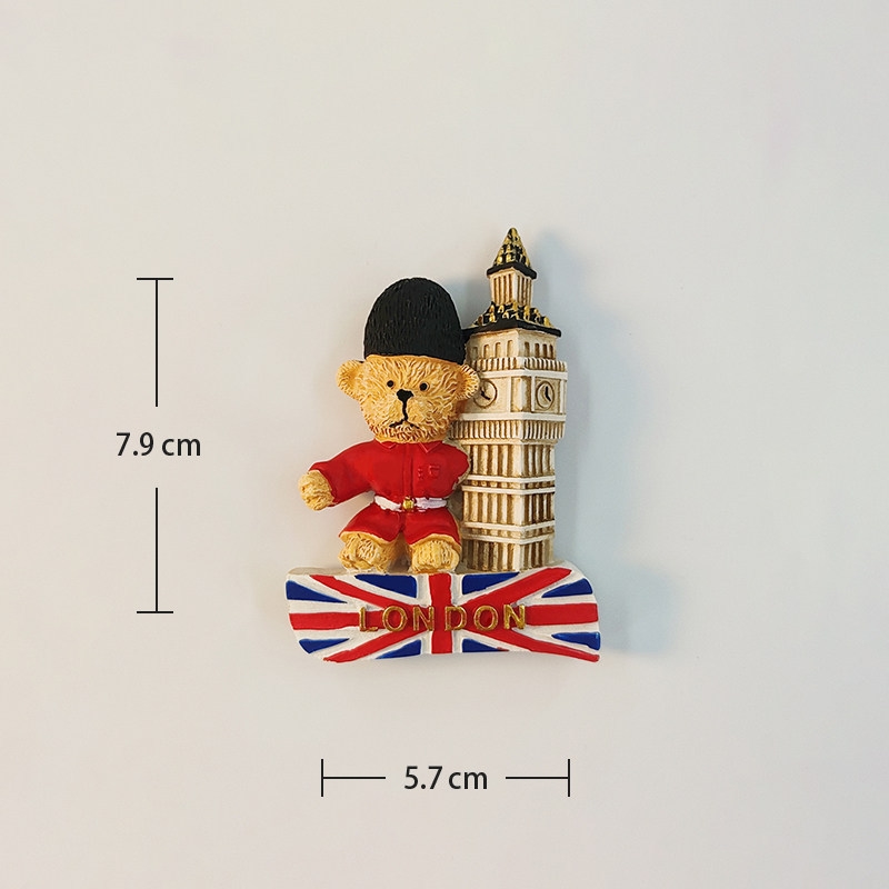 London Big Ben Bear 3D Painted - Home Office London avis et prix