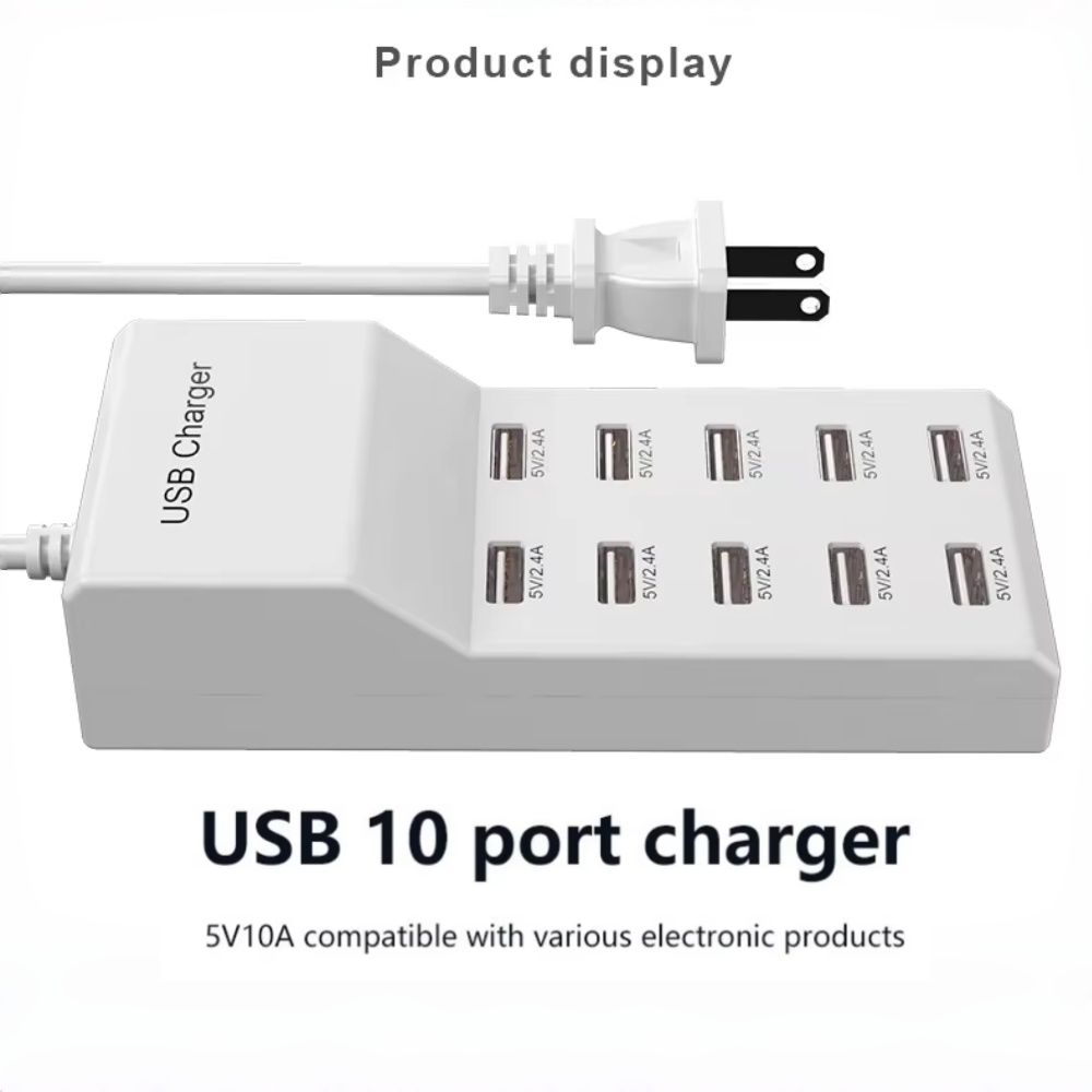 10 Ports USB Hub Fast Charger  - Home Office Of Uk avis et prix