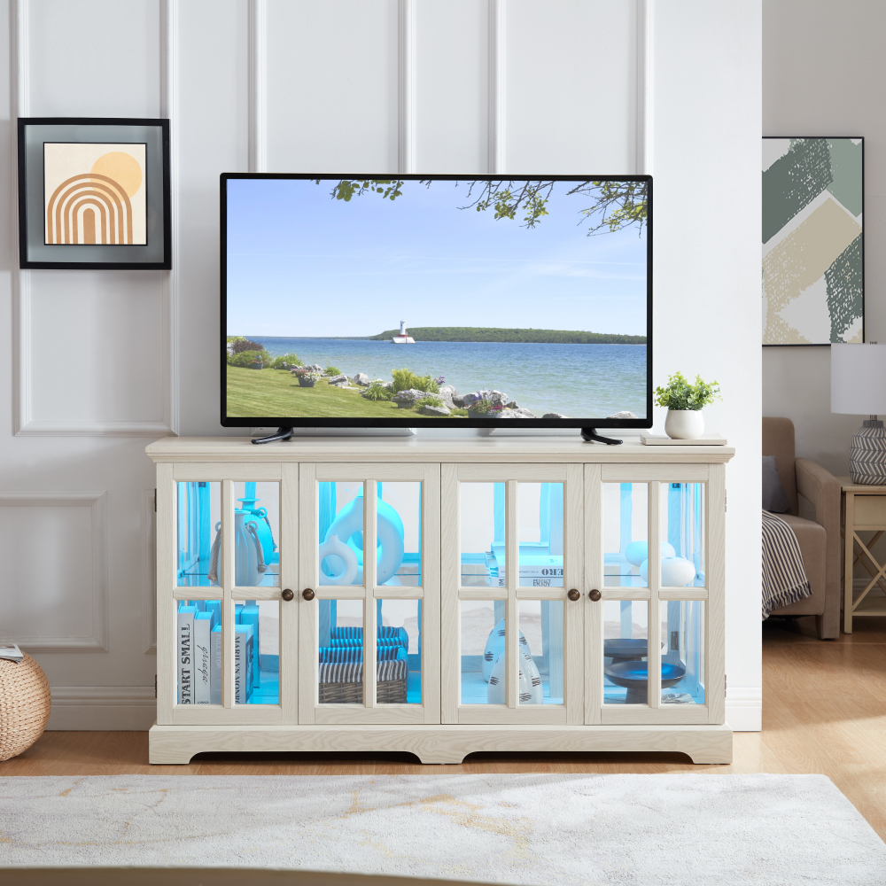 LED Curio Display Cabinet Vint - Home Office Free avis et prix