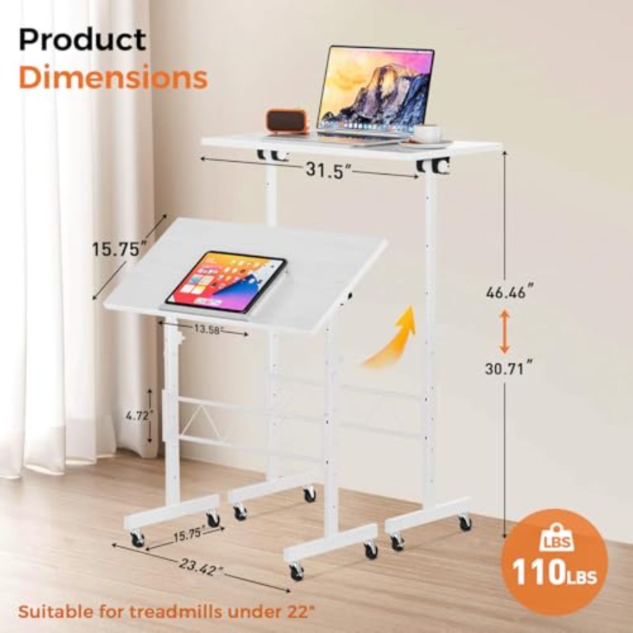 Standing Desk Adjustable Heigh - Home Office Free avis et prix