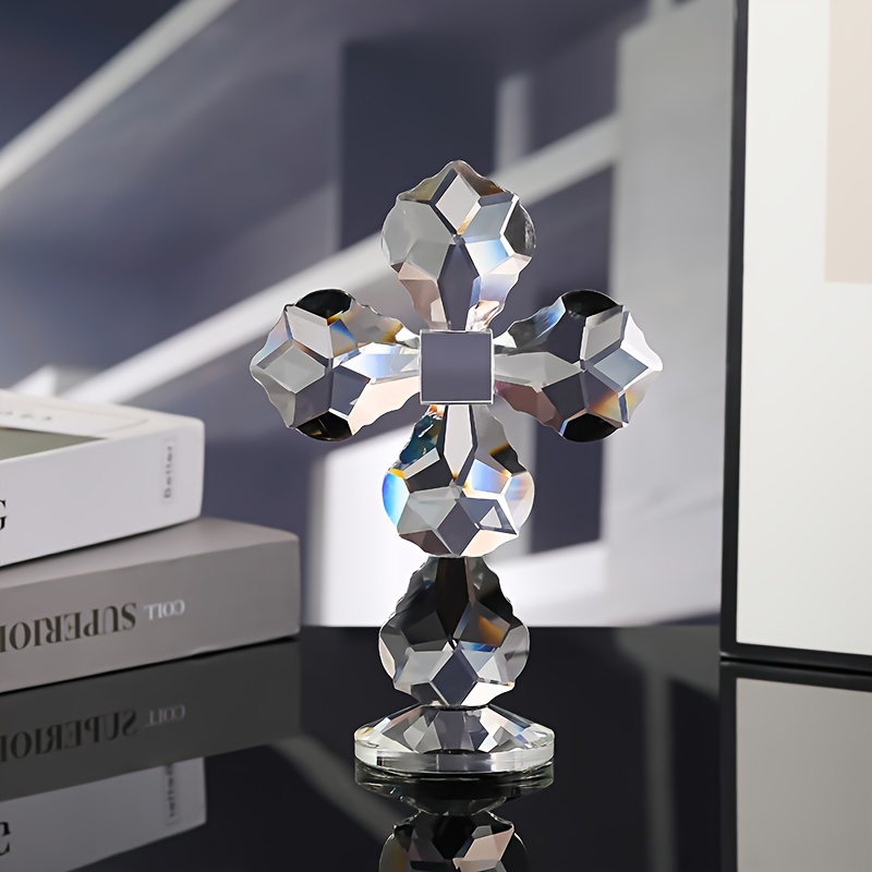 Classic Crystal Cross Statue - - Home Office Feng Shui avis et prix
