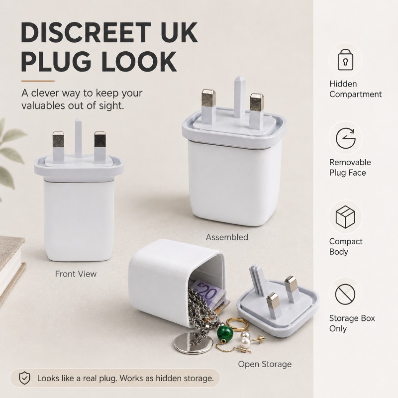 Discreet UK Plug Style Stash B - Home Office Of Uk avis et prix