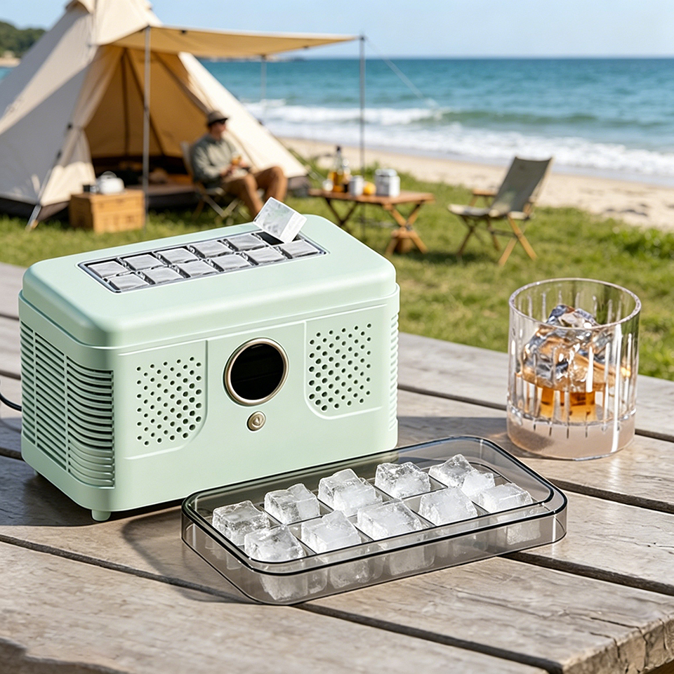 12V/220V Portable Mini Ice Mak - Home Office Gear avis et prix