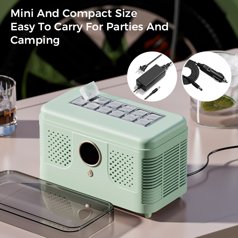 12V/220V Portable Mini Ice Mak - Home Office Gear avis et prix