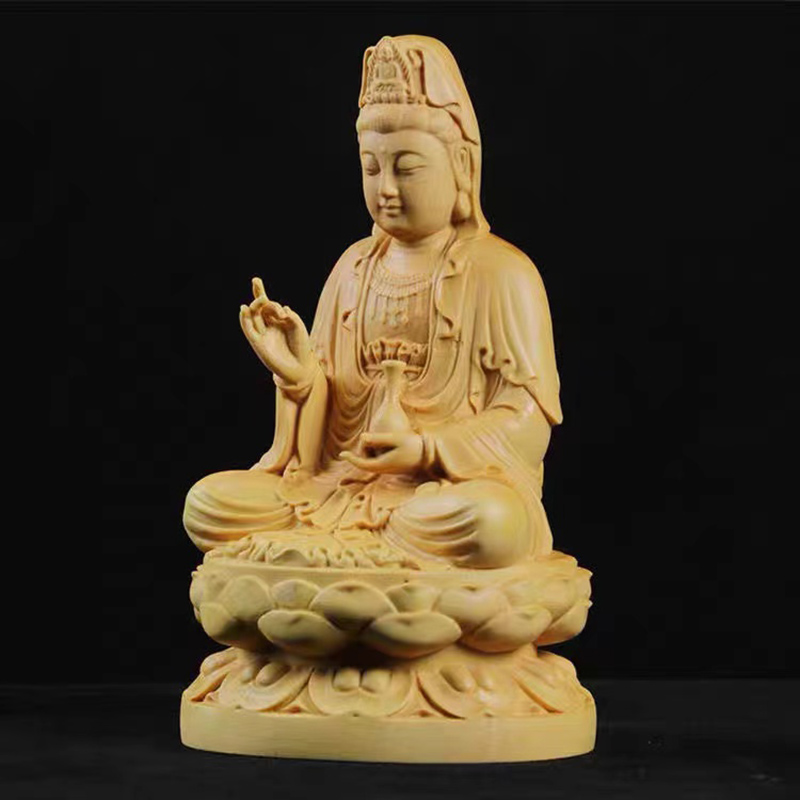 Natural Cypress GuanYin, Sakya - Home Office Feng Shui avis et prix