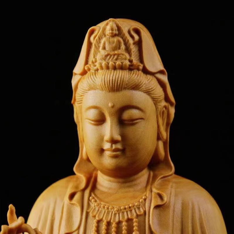 Natural Cypress GuanYin, Sakya - Home Office Feng Shui avis et prix