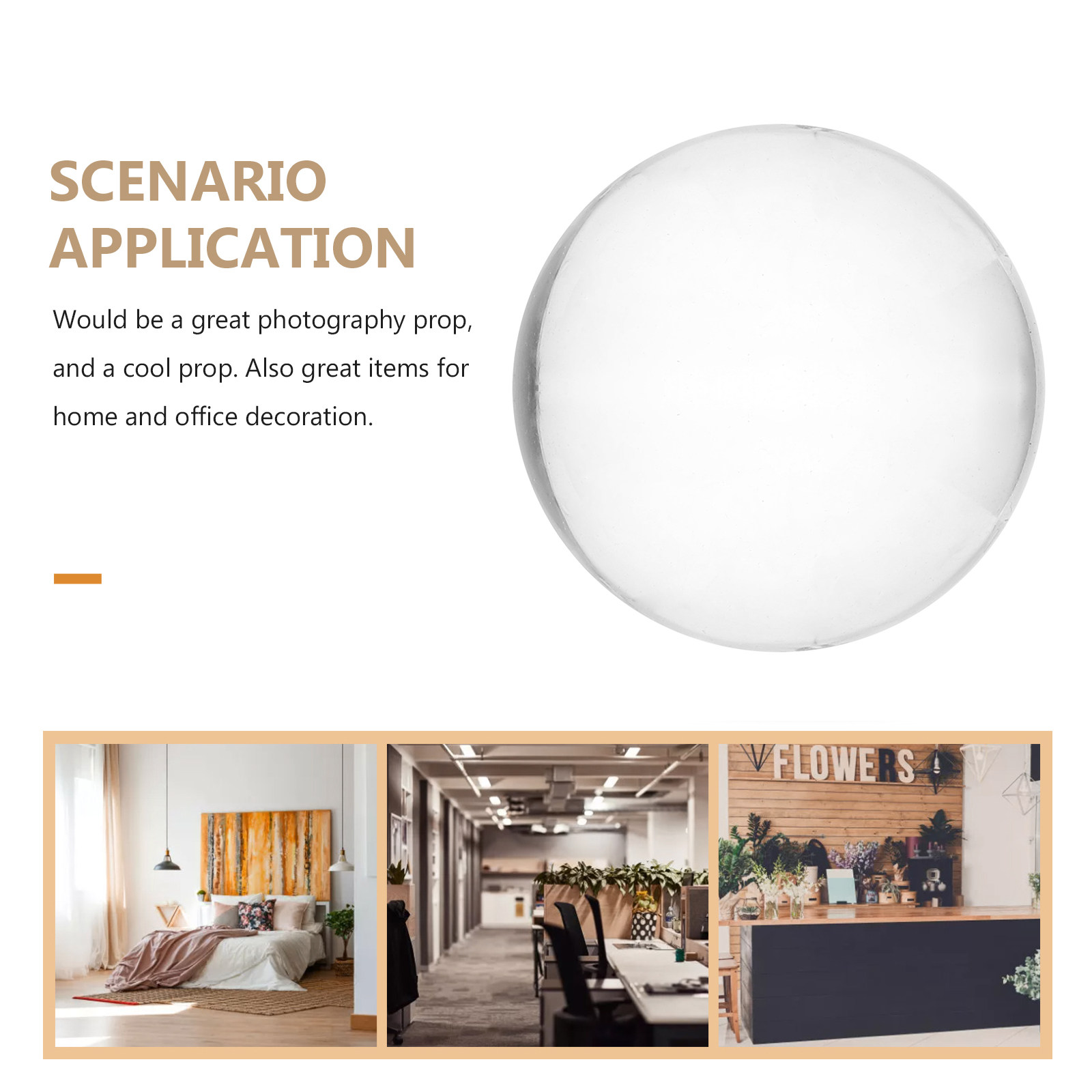 3Cm Crystal Ball Sphere Photog - Home Office Feng Shui avis et prix