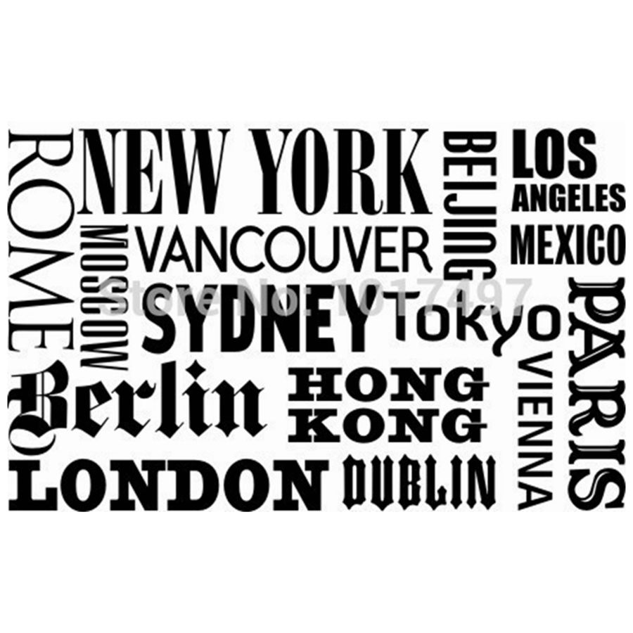 New York London Paris Quote wa - Home Office London avis et prix