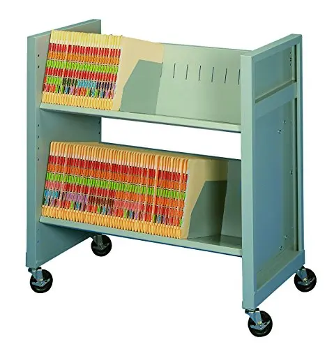 Light Gray Two-Level Rolling F - Rolling File Cart avis et prix